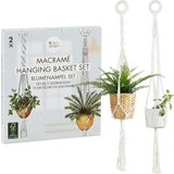 Own Grown Macrame Hängkorg set 2 st.