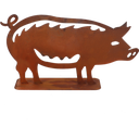 Esschert Design Cochon Rouille - 1 pcs