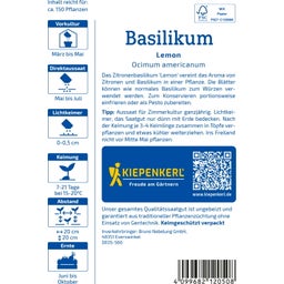 Kiepenkerl Basilico Limone - 1 conf.