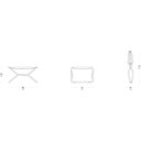 Repose-Jambes / Tabouret Pliant NEXT BeComfort® - Moka
