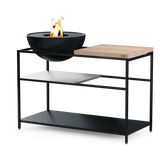 FIRE KITCHEN mit BOWL 57 Plancha-Grillset tief