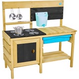 Deluxe Wooden Children's Play Kitchen with Accessories