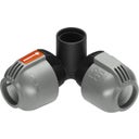Attacco a L per Angoli 25 mm x 3/4