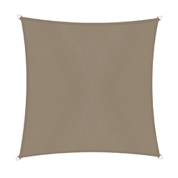 Windhager Sonnensegel SunSail CANNES Quadrat 4x4m - taupe