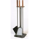 Lienbacher Fireplace Set 3-piece. Walnut Handles - 1 item