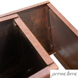prima terra Patina Herb Spiral Planter - Square