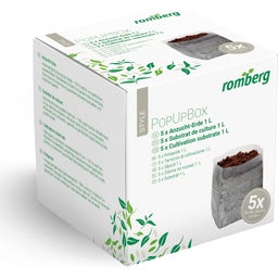 Romberg POP UP BOX Anzucht-Erde - 5 x 1 Liter - 1 Set