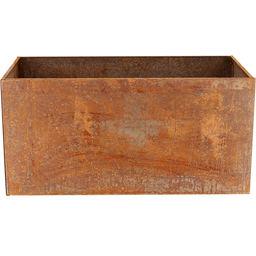 Esschert Design Pravokotno korito iz jekla Corten  - 80 x 40 x 40 cm