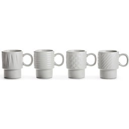 Coffee & More Espresszós csésze - Fehér, 4 darabos szett - 1 szett