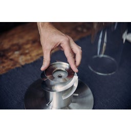 höfats SPIN 1200 Tischfeuer - silber
