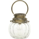 Chic Antique Französische Laterne - H25,5/D15 cm