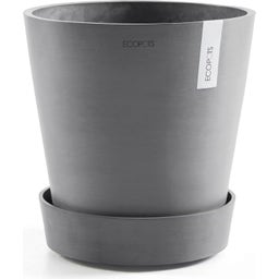 Ecopots Untersetzer Wheels grau - ∅ 34,10, Höhe 9 cm