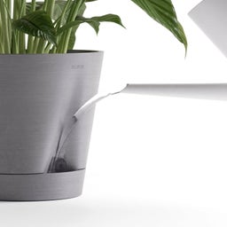 Ecopots Venice 2 Gris - Ø 20 cm, hauteur 17,5 cm